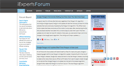 Desktop Screenshot of iexpertsforum.com